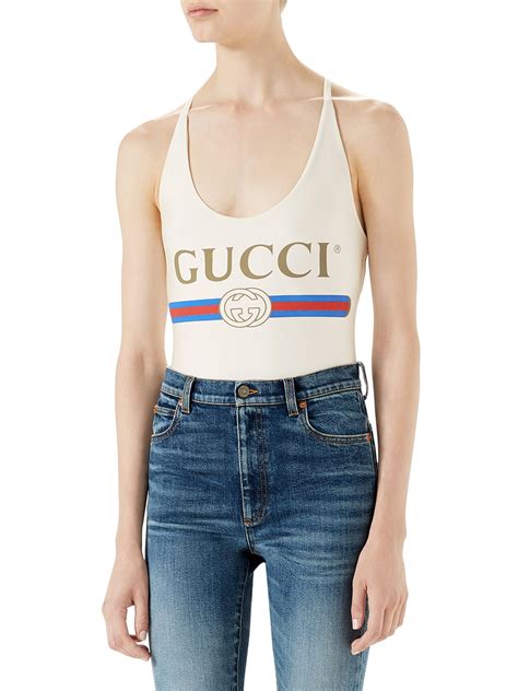 gucci white bodysuit|gucci lingerie.